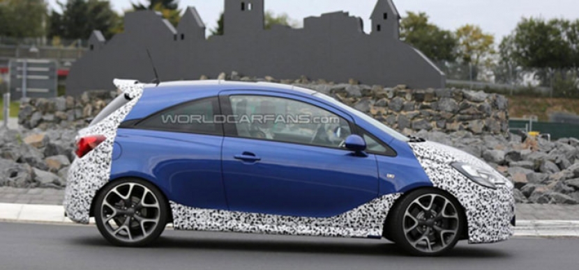 Opel тестирует новую Corsa OPC