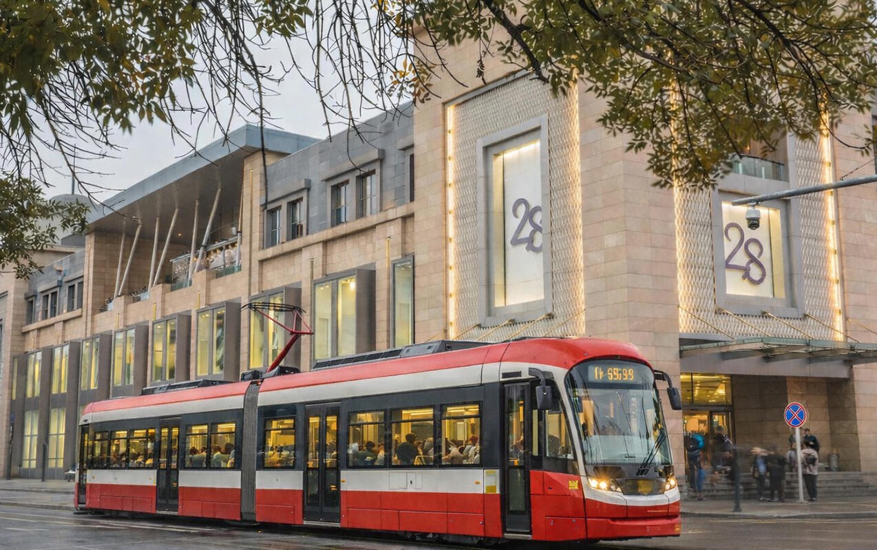 В районе "28 Мая" создается трамвайная сеть