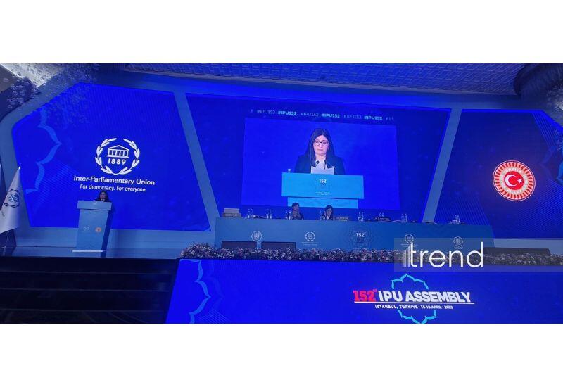 Севиль Микаилова выступила на заседании Бюро и Форума женщин-парламентариев в Стамбуле