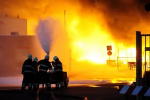 В Атырауской области сгорело здание акимата сельского округа