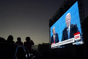 Назван победитель дебатов между Трампом и Байденом